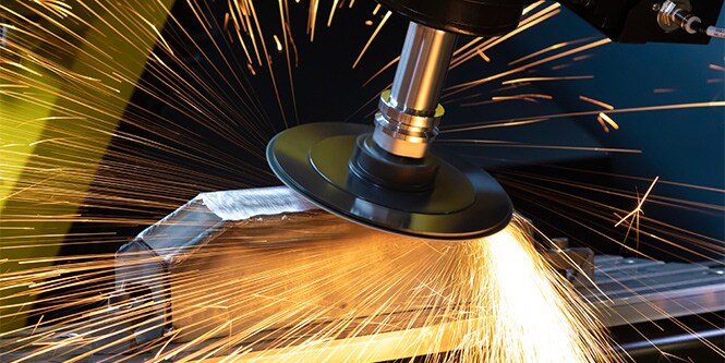 rotary tool being used
